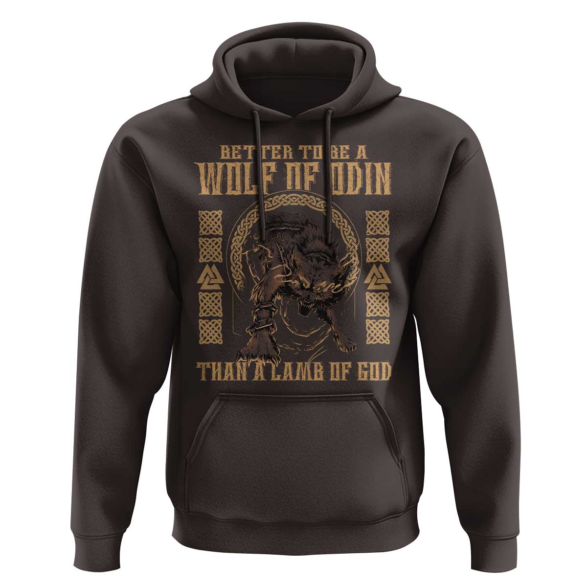 Viking Hoodie Better To Be Wolf Of Odin Norse Mythology