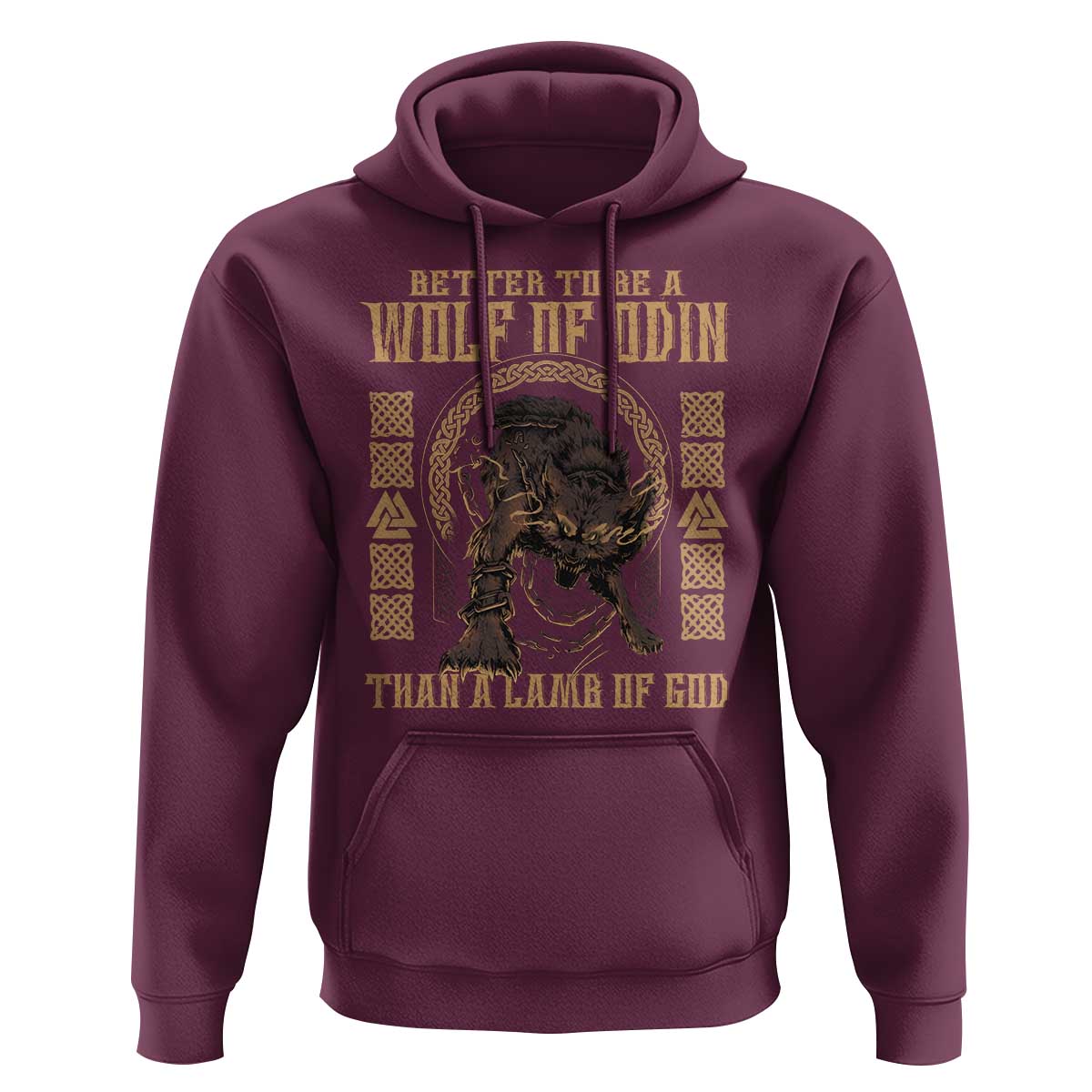 Viking Hoodie Better To Be Wolf Of Odin Norse Mythology