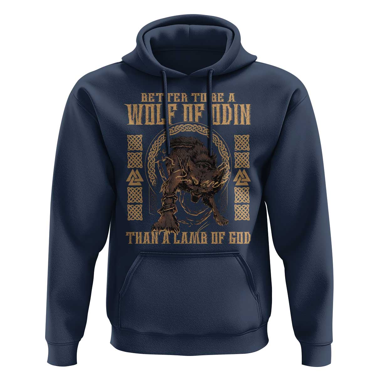 Viking Hoodie Better To Be Wolf Of Odin Norse Mythology