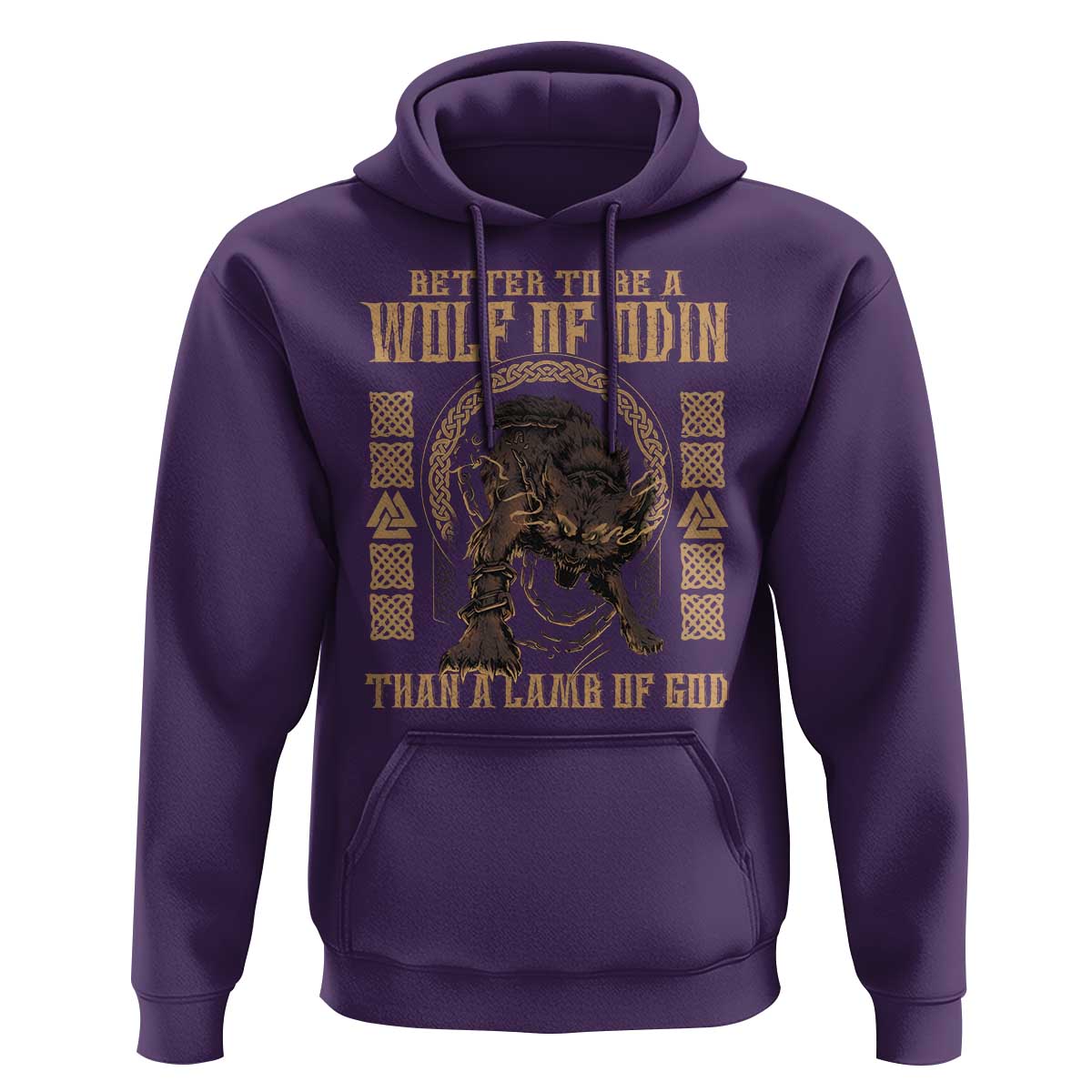 Viking Hoodie Better To Be Wolf Of Odin Norse Mythology