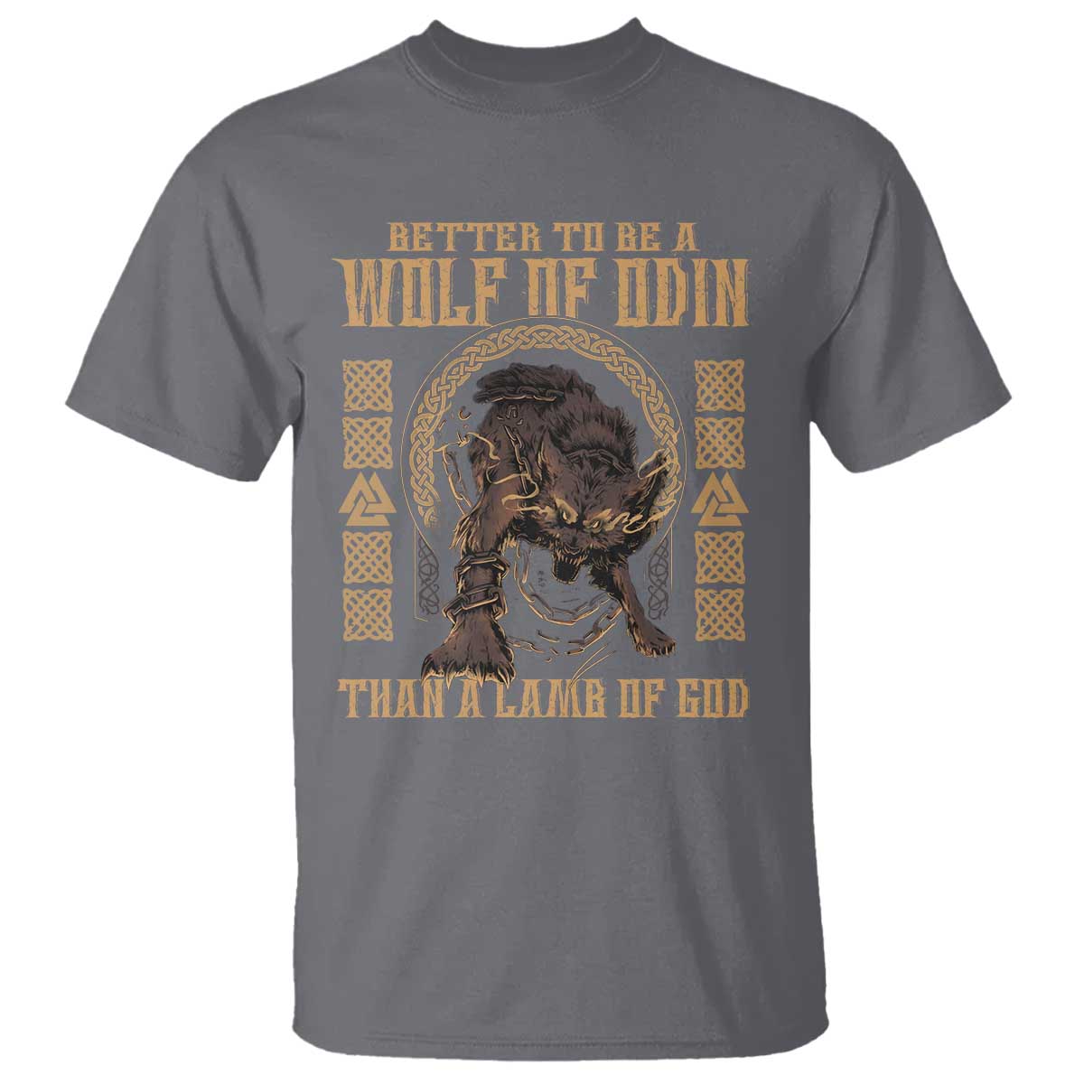Viking T Shirt Better To Be Wolf Of Odin Norse Mythology