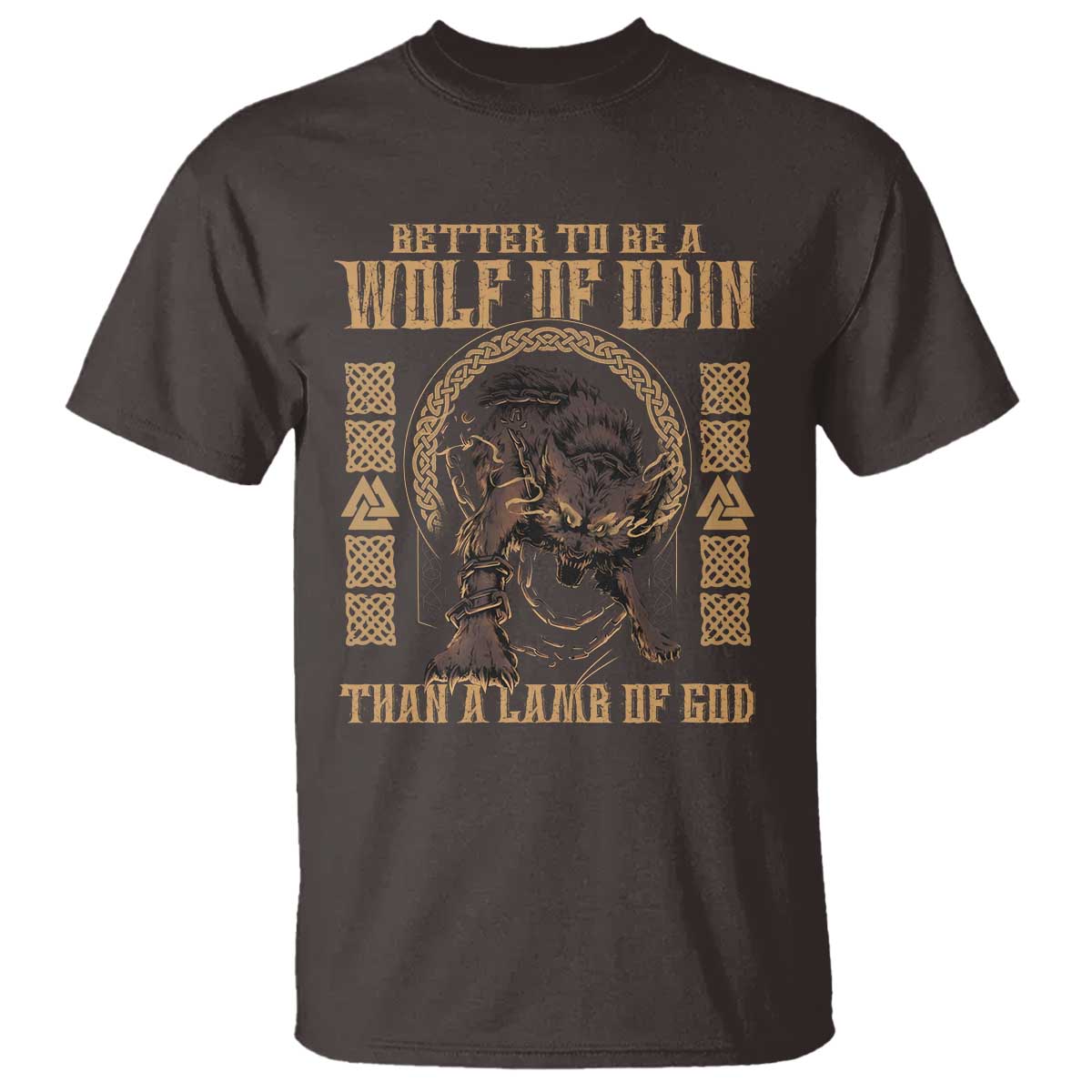 Viking T Shirt Better To Be Wolf Of Odin Norse Mythology