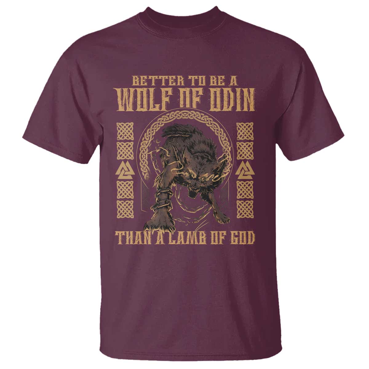 Viking T Shirt Better To Be Wolf Of Odin Norse Mythology