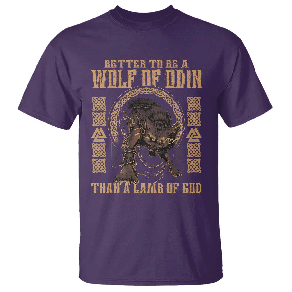 Viking T Shirt Better To Be Wolf Of Odin Norse Mythology