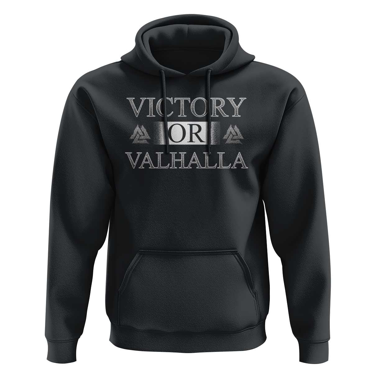 Viking Hoodie Victory Or Valhalla Norse Mythology