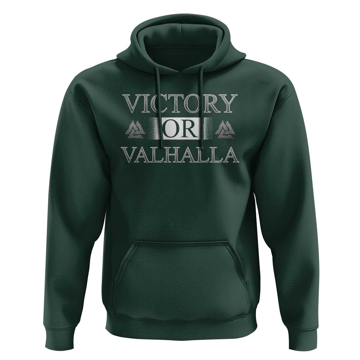 Viking Hoodie Victory Or Valhalla Norse Mythology