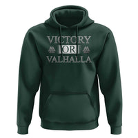 Viking Hoodie Victory Or Valhalla Norse Mythology