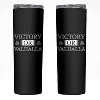 Viking Skinny Tumbler Victory Or Valhalla Norse Mythology