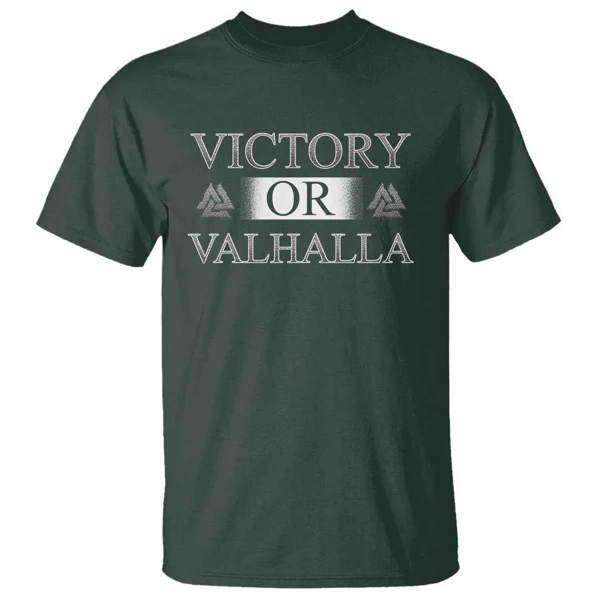 Viking T Shirt Victory Or Valhalla Norse Mythology