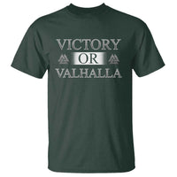 Viking T Shirt Victory Or Valhalla Norse Mythology