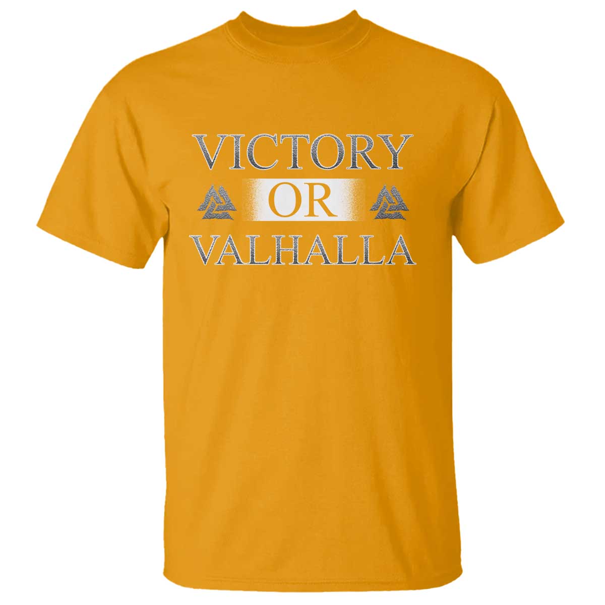 Viking T Shirt Victory Or Valhalla Norse Mythology