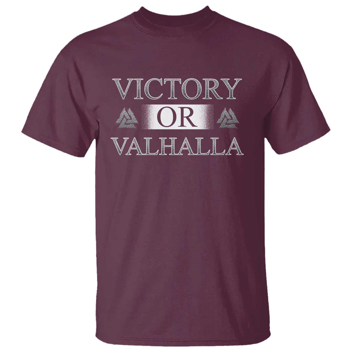 Viking T Shirt Victory Or Valhalla Norse Mythology