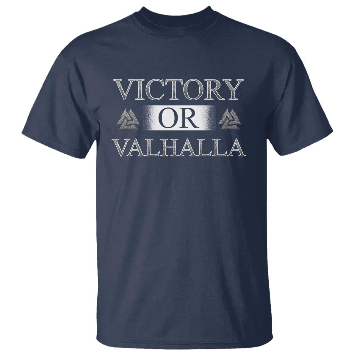 Viking T Shirt Victory Or Valhalla Norse Mythology