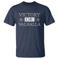 Viking T Shirt Victory Or Valhalla Norse Mythology