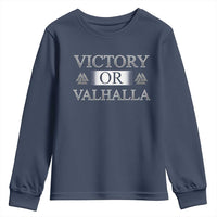 Viking Youth Sweatshirt Victory Or Valhalla Norse Mythology