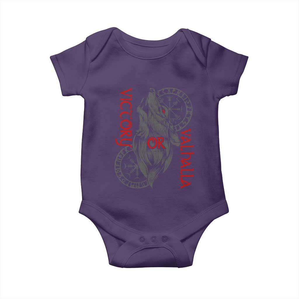 Viking Victory Or Valhalla Baby Onesie Norse Mythology