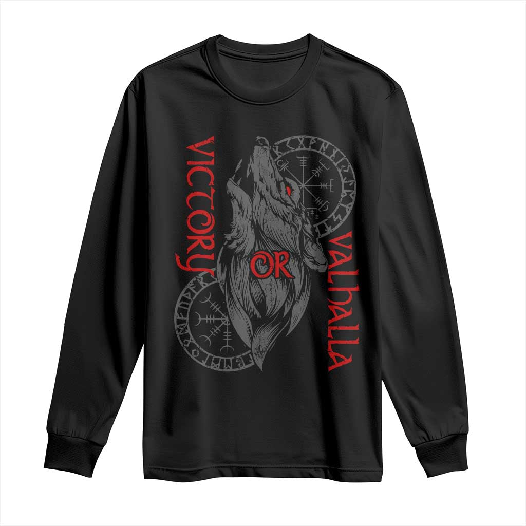 Viking Victory Or Valhalla Long Sleeve Shirt Norse Mythology