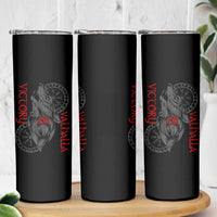 Viking Victory Or Valhalla Skinny Tumbler Norse Mythology