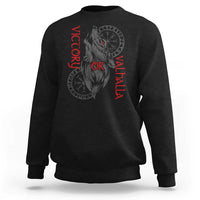 Viking Victory Or Valhalla Sweatshirt Norse Mythology