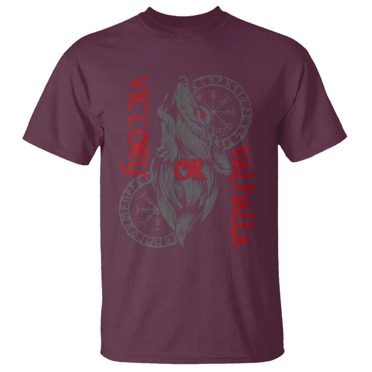 Viking Victory Or Valhalla T Shirt Norse Mythology