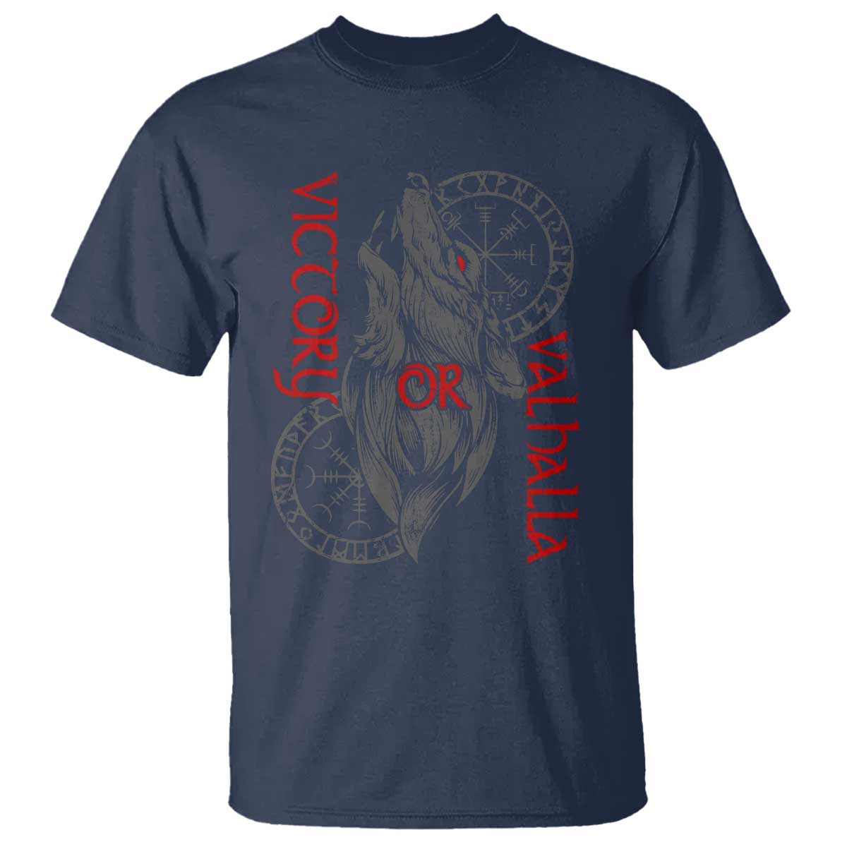 Viking Victory Or Valhalla T Shirt Norse Mythology