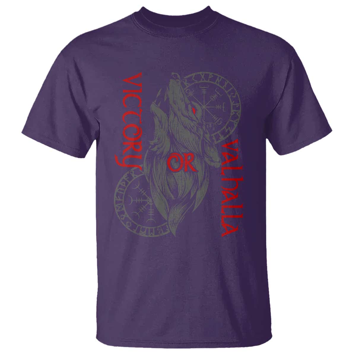 Viking Victory Or Valhalla T Shirt Norse Mythology
