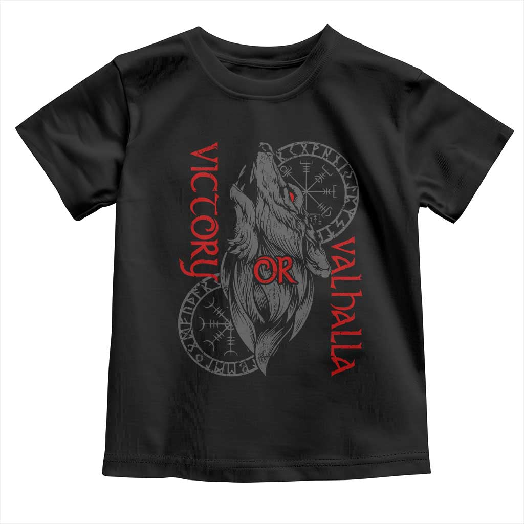 Viking Victory Or Valhalla Toddler T Shirt Norse Mythology