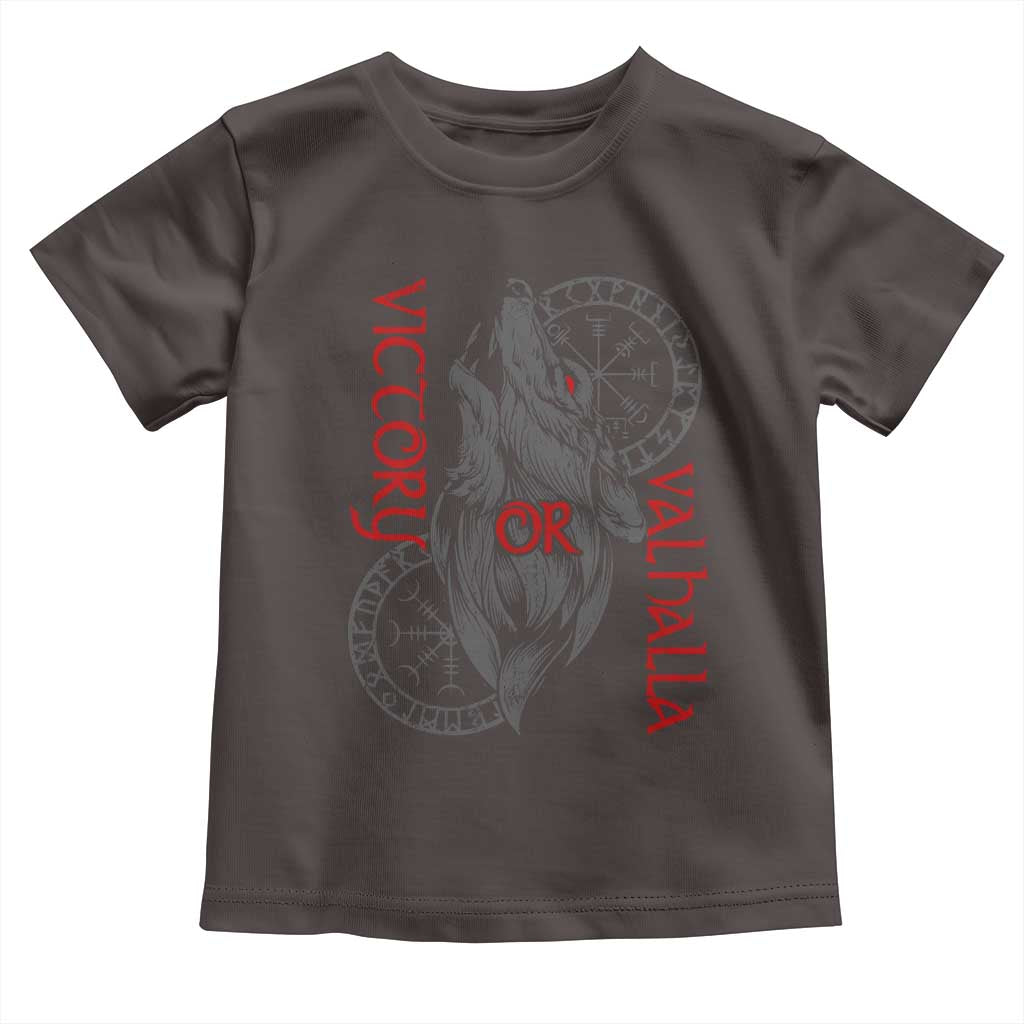 Viking Victory Or Valhalla Toddler T Shirt Norse Mythology