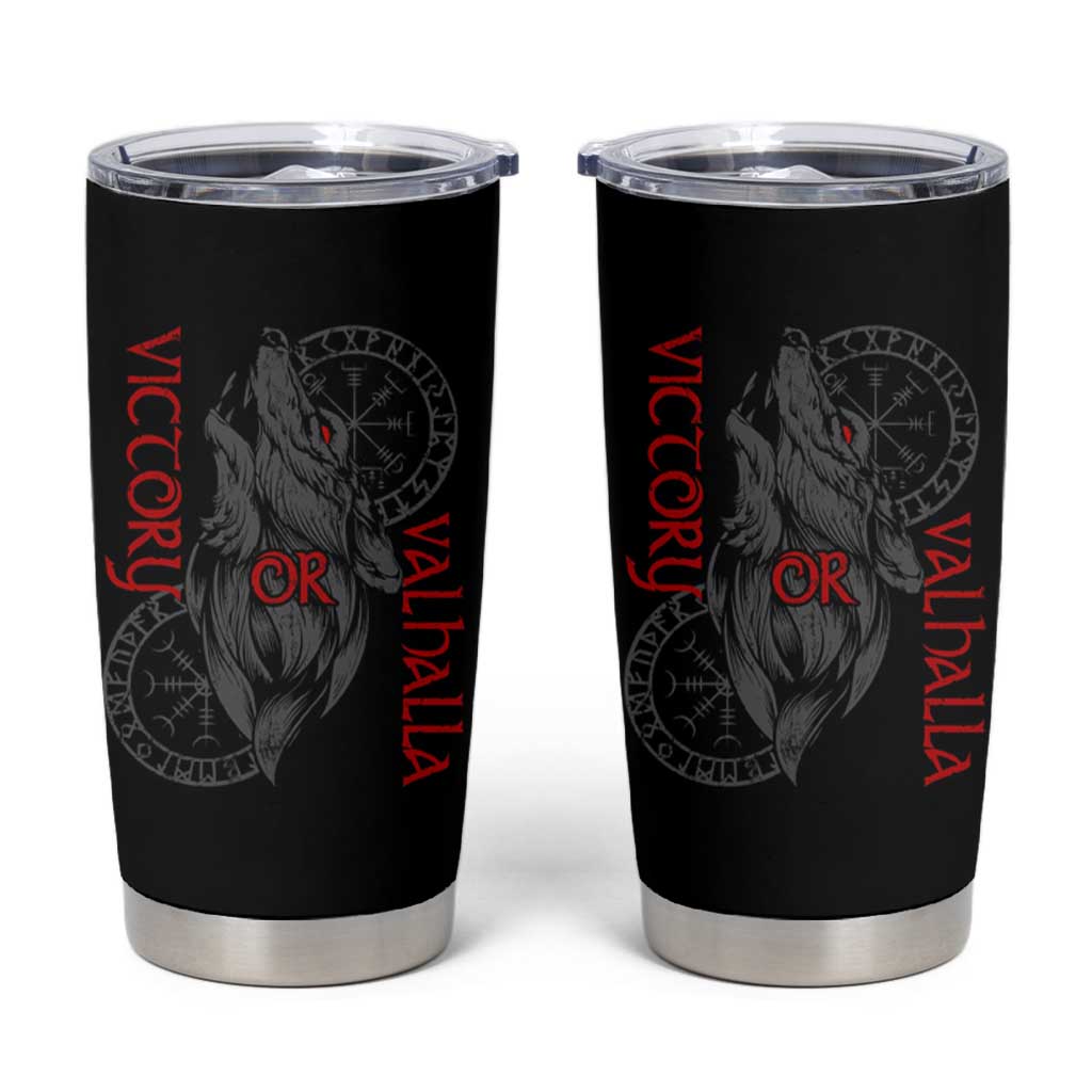 Viking Victory Or Valhalla Tumbler Cup Norse Mythology