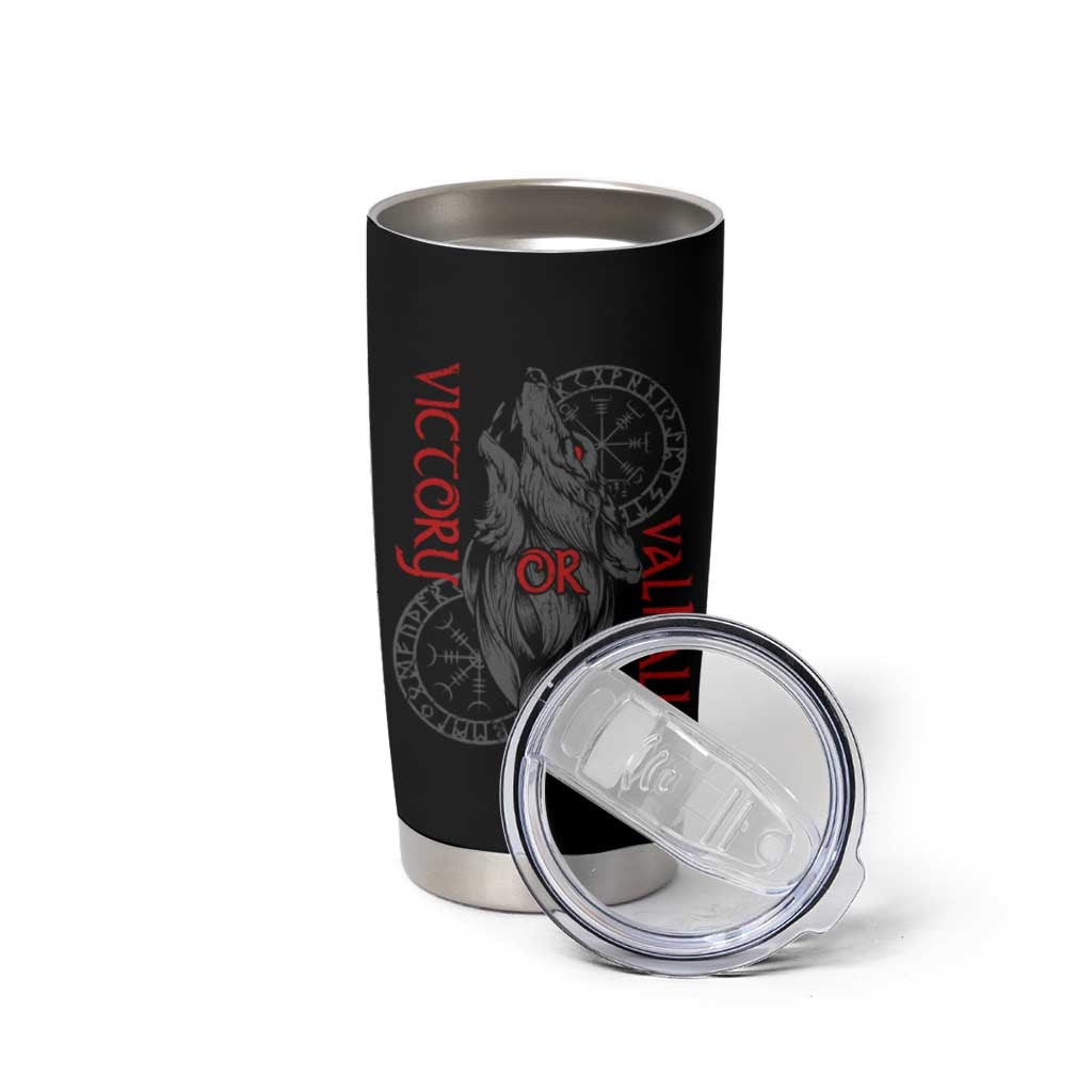 Viking Victory Or Valhalla Tumbler Cup Norse Mythology