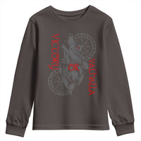 Viking Victory Or Valhalla Youth Sweatshirt Norse Mythology