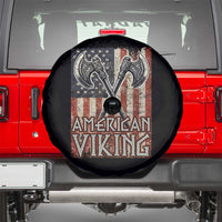 American Viking Spare Tire Cover American Flag Axe Norse Mythology