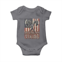American Viking Baby Onesie American Flag Axe Norse Mythology