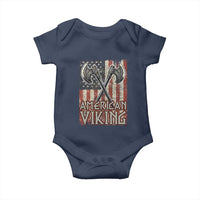 American Viking Baby Onesie American Flag Axe Norse Mythology