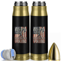 American Viking Bullet Tumbler American Flag Axe Norse Mythology