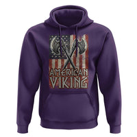 American Viking Hoodie American Flag Axe Norse Mythology