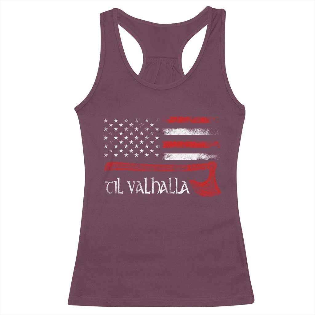 Viking Til Valhalla Racerback Tank Top