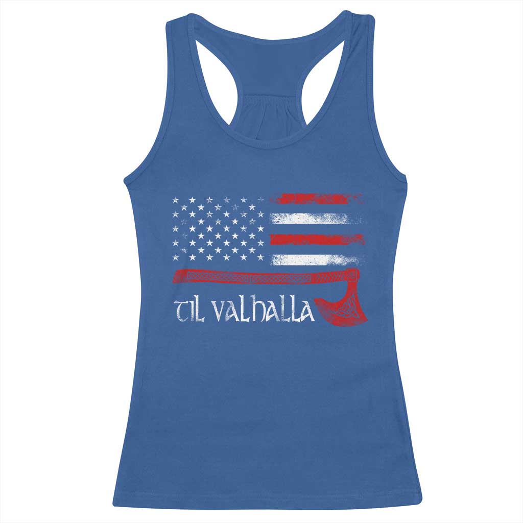 Viking Til Valhalla Racerback Tank Top