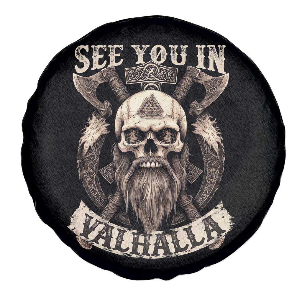 Viking Spare Tire Cover See You In Valhalla