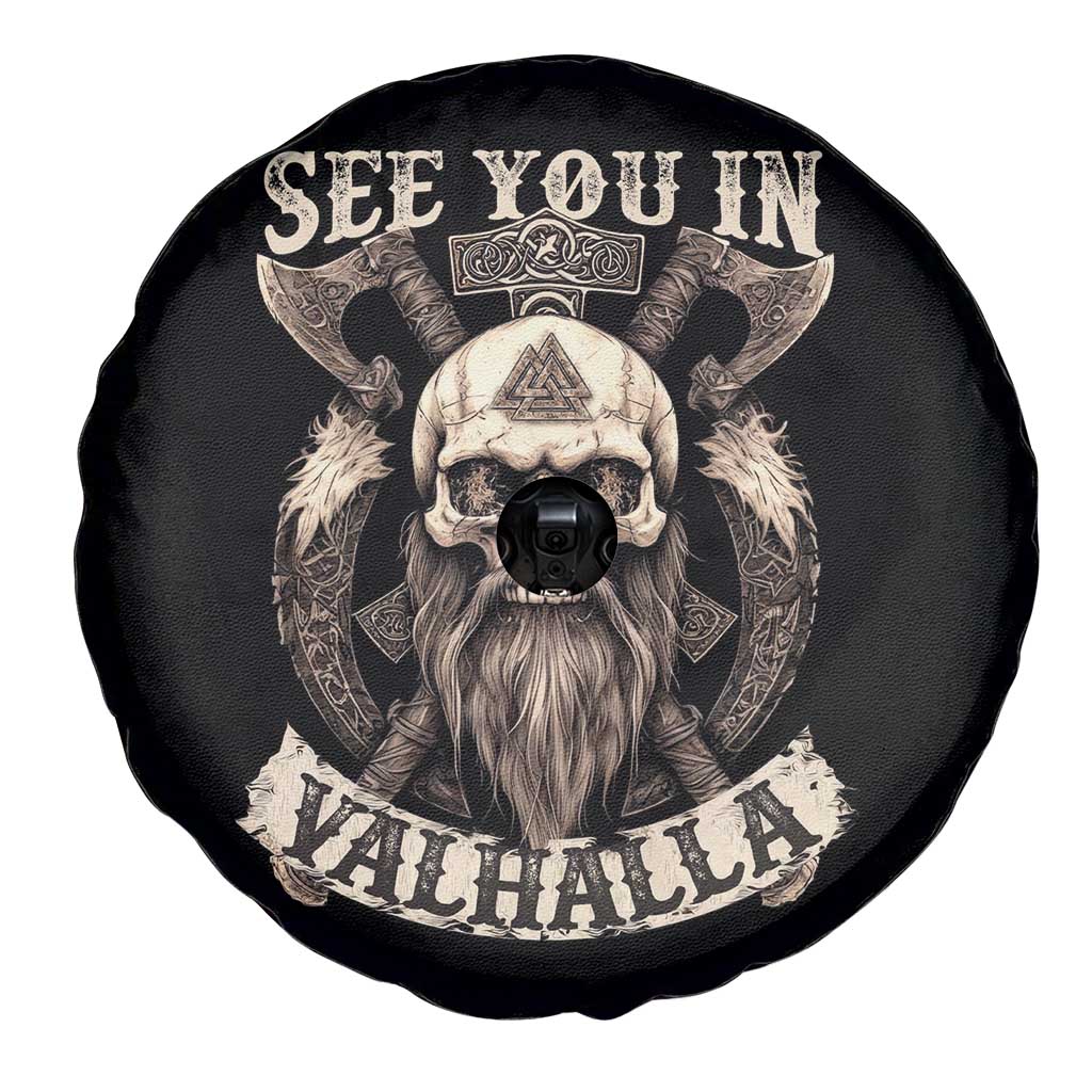 Viking Spare Tire Cover See You In Valhalla