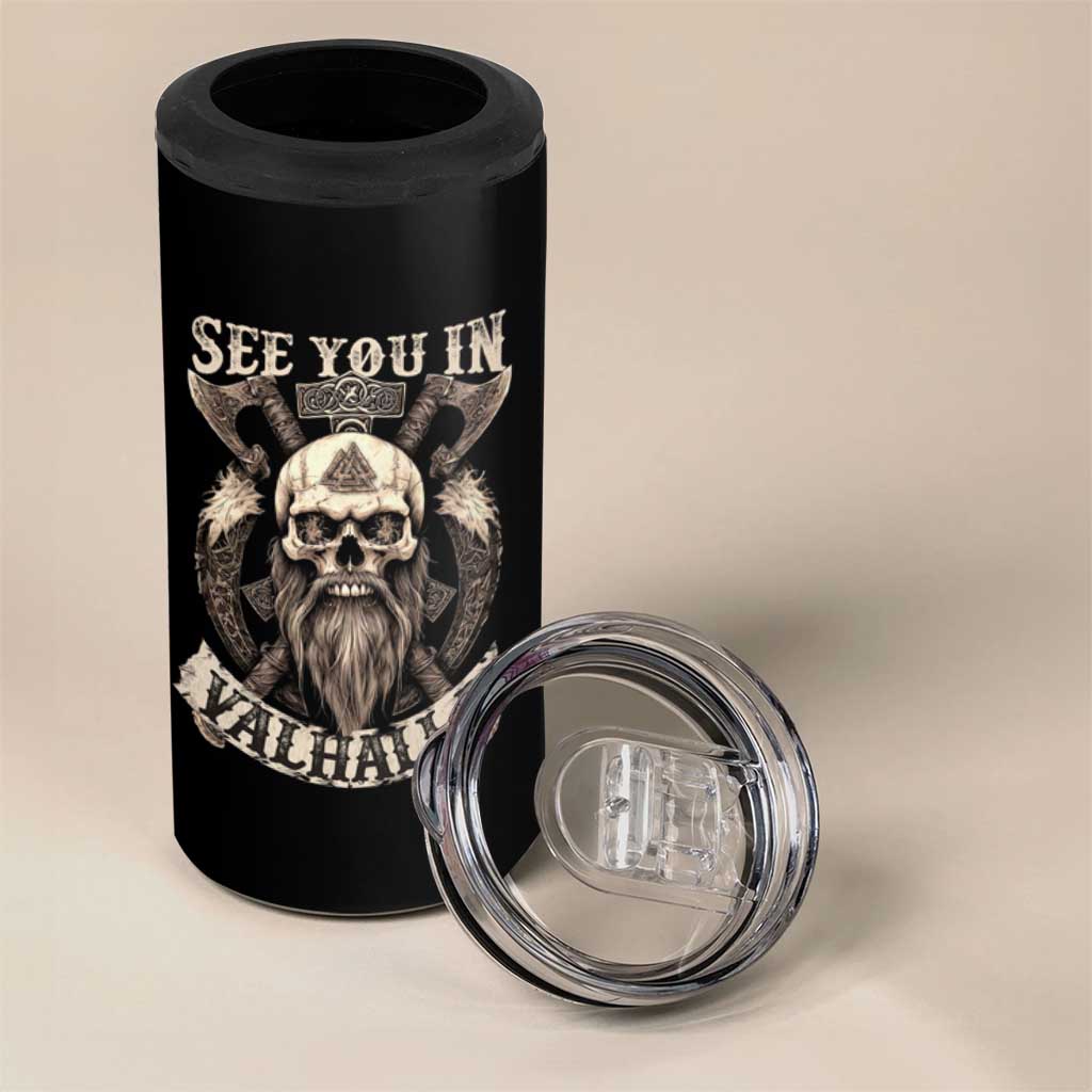 Viking 4 in 1 Can Cooler Tumbler See You In Valhalla