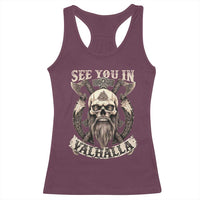 Viking Racerback Tank Top See You In Valhalla