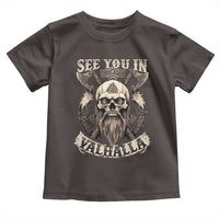 Viking Toddler T Shirt See You In Valhalla