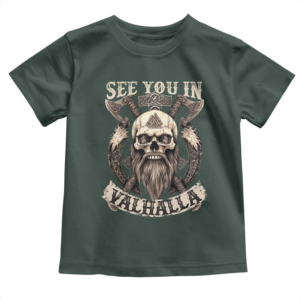 Viking Toddler T Shirt See You In Valhalla