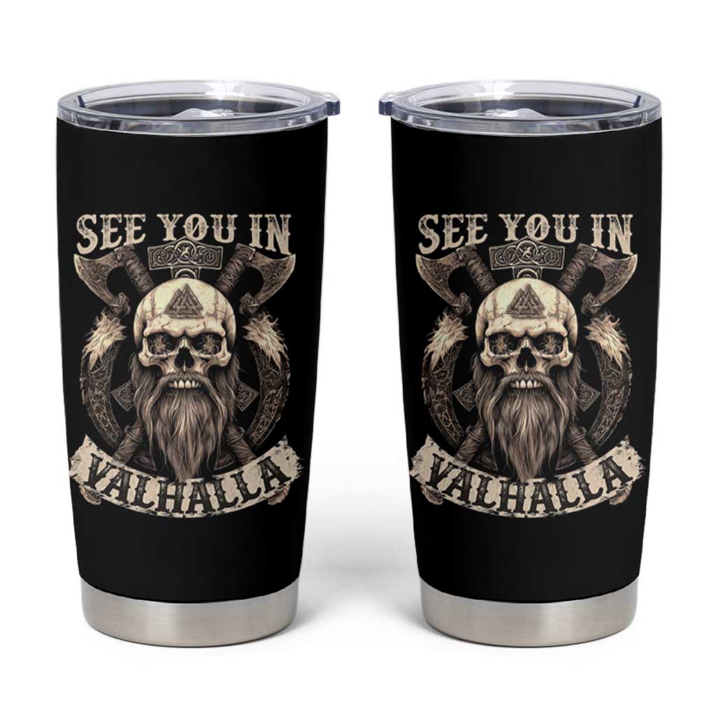 Viking Tumbler Cup See You In Valhalla