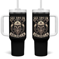 Viking Tumbler With Handle See You In Valhalla