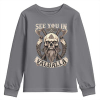 Viking Youth Sweatshirt See You In Valhalla