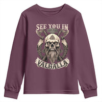 Viking Youth Sweatshirt See You In Valhalla