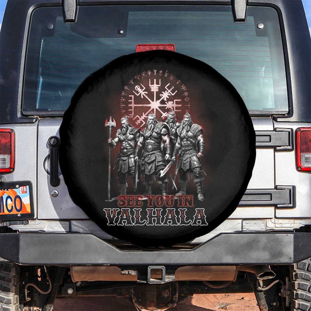 Viking Warrior Spare Tire Cover See You In Valhalla
