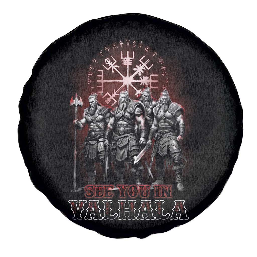 Viking Warrior Spare Tire Cover See You In Valhalla